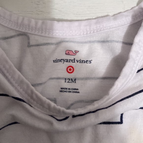 Vineyard Vines & Target collab 12M tank top onesies. Excellent condition - Picture 2 of 4